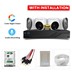 Picture of Hi-Focus 4 CCTV Cameras Combo (2 Indoor & 2 Outdoor CCTV Camera) (Colour View With Mic) + 4CH DVR + HDD + Accessories + Power Supply + 90m Cable